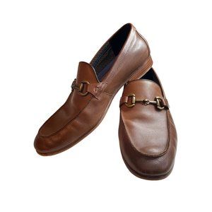 Vince Camuto Axyl Leather Loafer Cognac